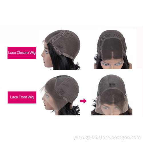 100% Indian Human Hair Wholesale Swiss Lace 13*4 Frontal Wig Deep Curly Unprocessed Raw Indian Hair Lace Front Human Hair Wig